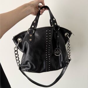 Michael Kors leather studded bag